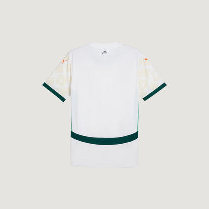 Côte d’Ivoire - Maillot Extérieur 24/25 - Blanc, Vert - dos