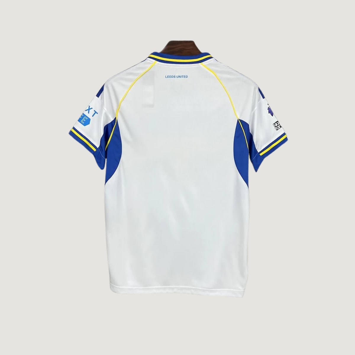 Leeds United – Maillot Domicile 2025/26 – Blanc, Bleu - dos