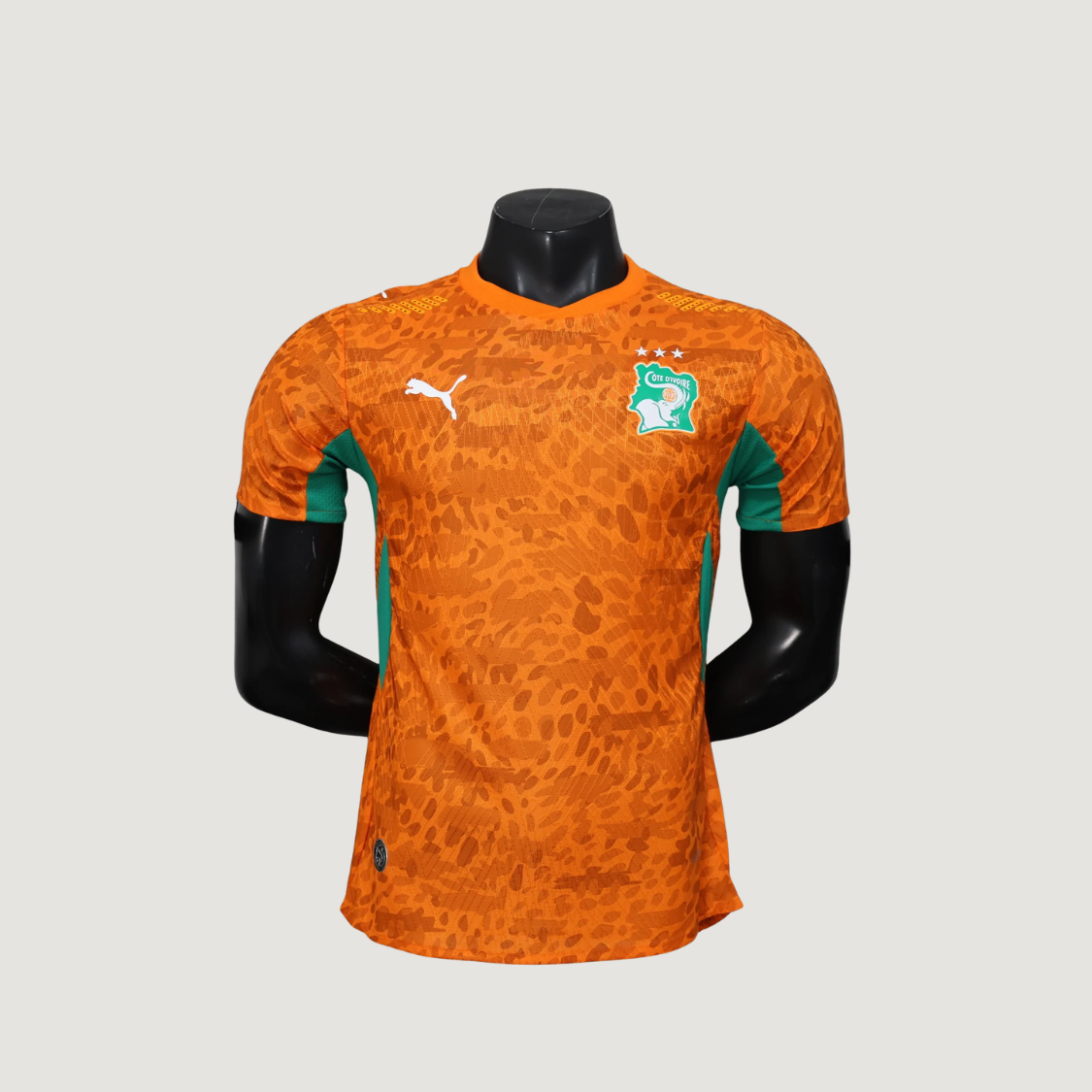 Côte d’Ivoire – Maillot Domicile Coupe du Monde 2026 – Orange Officiel - dos