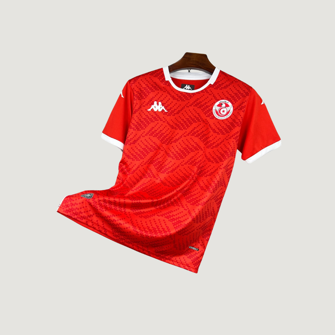 Tunisie – Maillot Domicile Coupe du Monde 2026 – Rouge, Blanc - dos