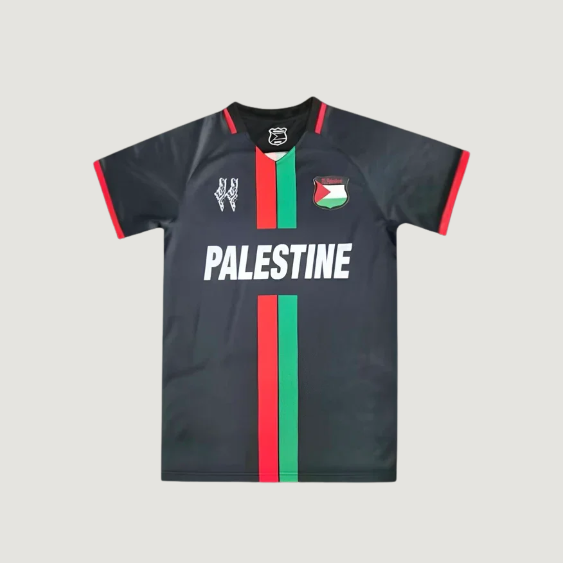 FC Palestine – Maillot Édition Spéciale 2023-2024 – Noir, Rouge, Vert, Blanc - dos