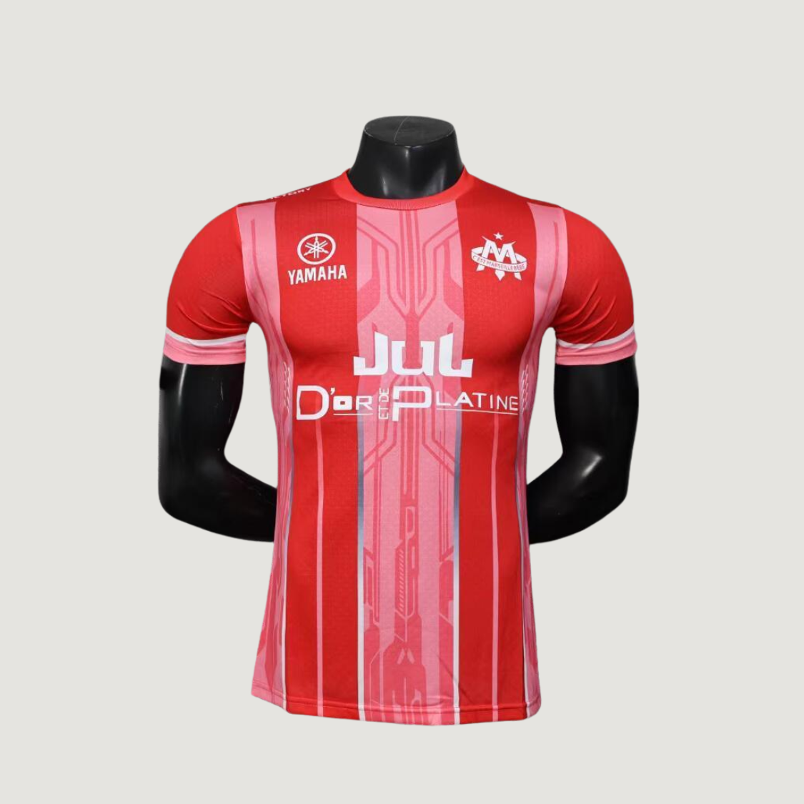 Olympique de Marseille – Maillot Concept JUL – Rouge, Rose, Blanc - dos