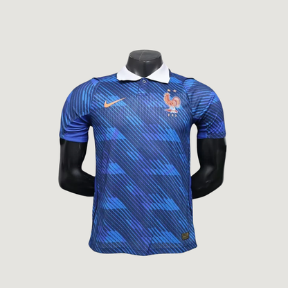 France – Maillot Domicile Coupe du Monde 2026 – Bleu, Blanc - dos