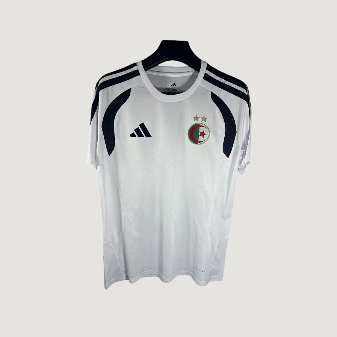 Algérie – Maillot d’Entraînement Coupe du Monde 2026 Homme – Blanc, Noir - dos