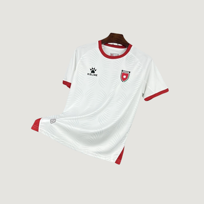 Jordanie – Maillot Domicile Coupe du Monde 2026 – Blanc, Rouge - dos