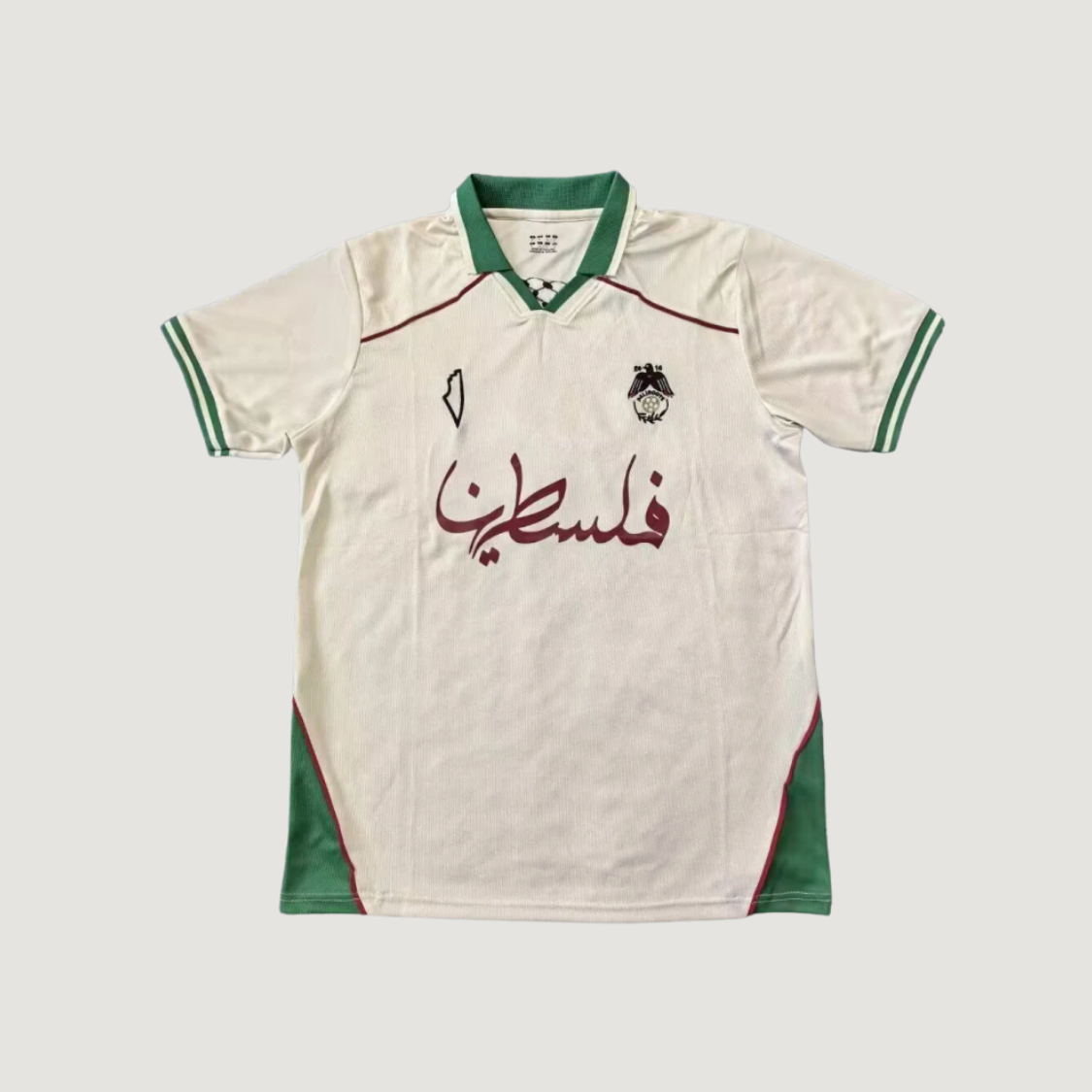 CD Palestino – Maillot 2025/26 – Écru, Vert, Bordeaux - dos