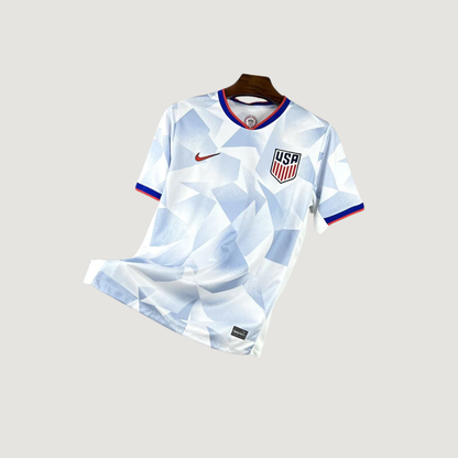 USA – Maillot Domicile 2025-26 – Blanc, Bleu, Rouge - dos