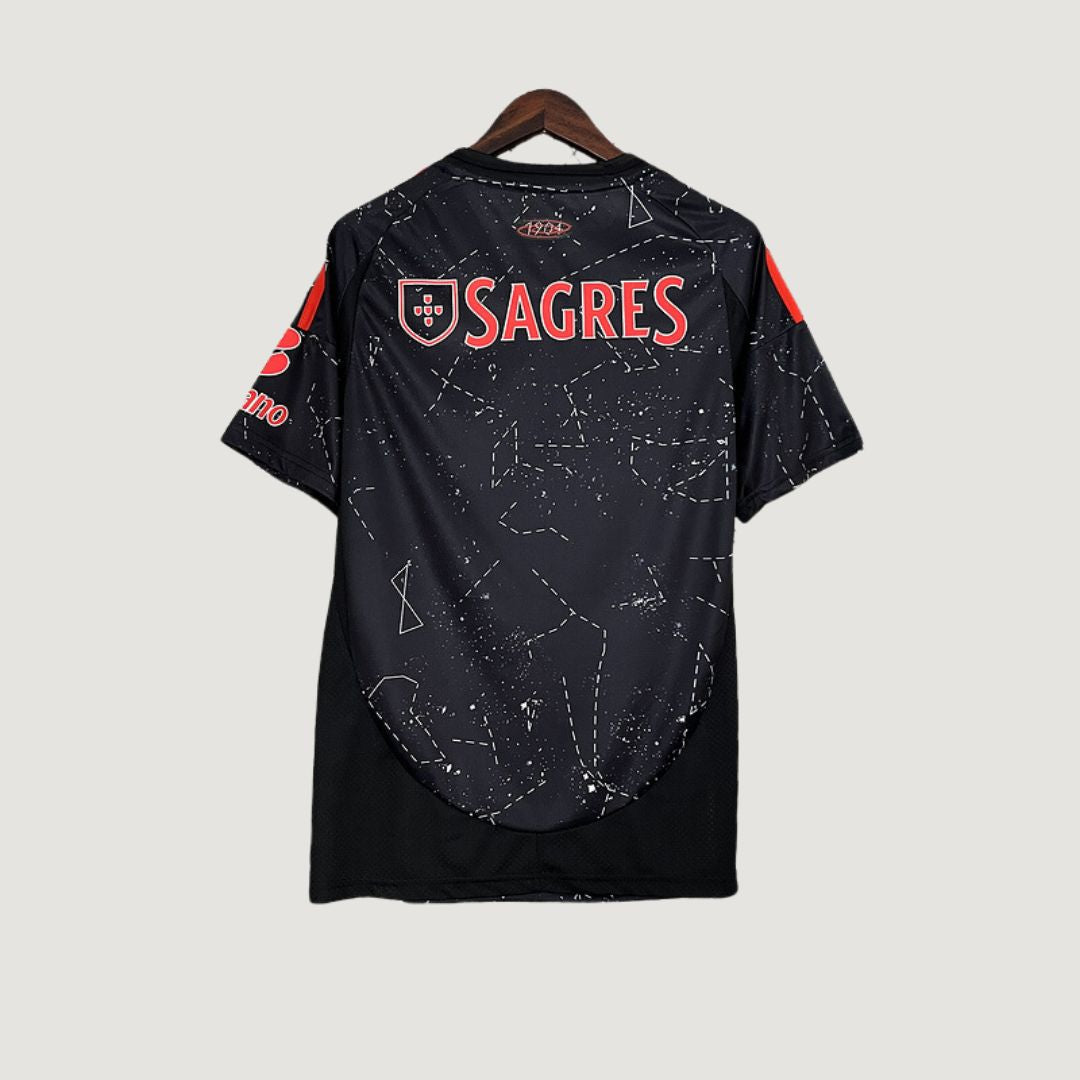 S.L. Benfica - Maillot Extérieur 24/25 - Noir, Rouge DERBYX