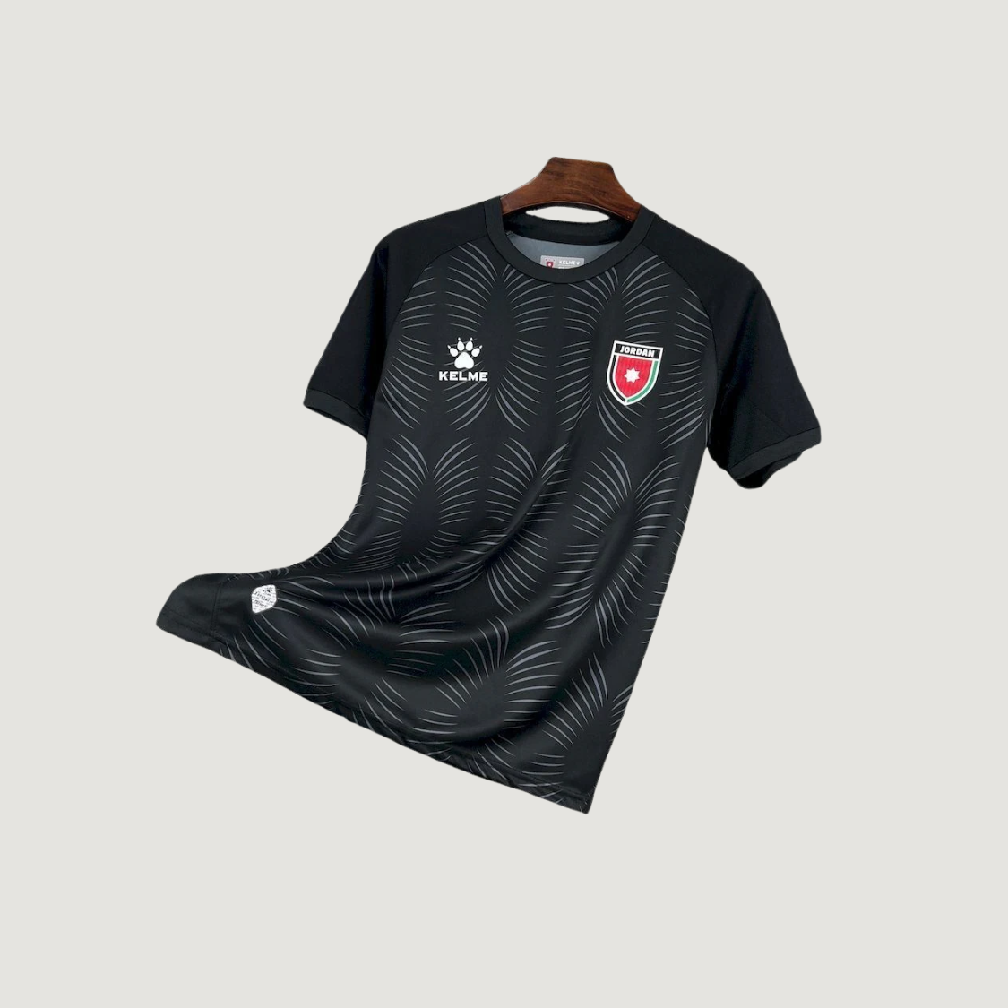 Jordanie – Maillot Extérieur Coupe du Monde 2026 – Noir, Gris - dos