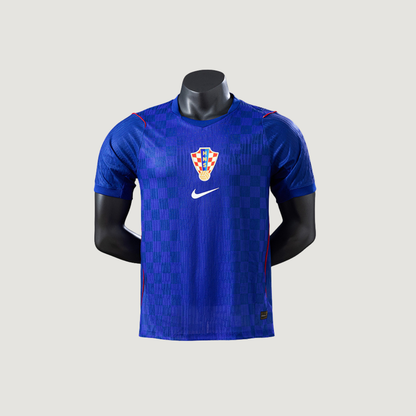 Croatie – Maillot Extérieur Player Version 2026 – Bleu, Rouge - dos