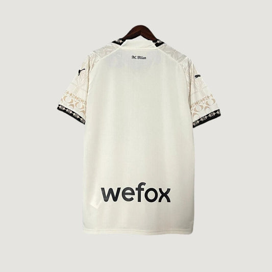 AC Milan - Maillot x PLEASURES Forth  - Crème, Noir ( Fan ) - dos