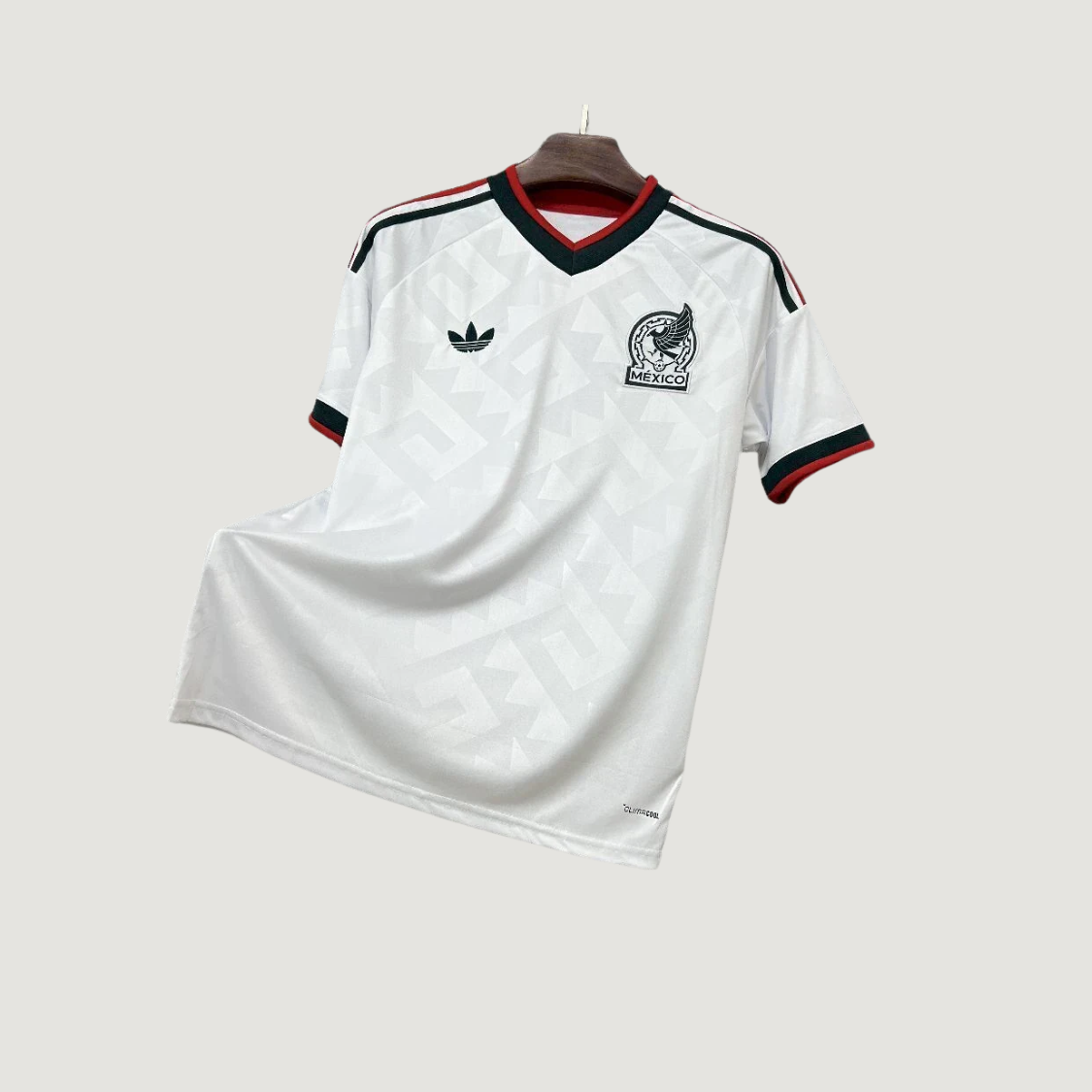 Mexique – Maillot Extérieur Coupe du Monde 2026 – Blanc, Vert, Rouge - dos