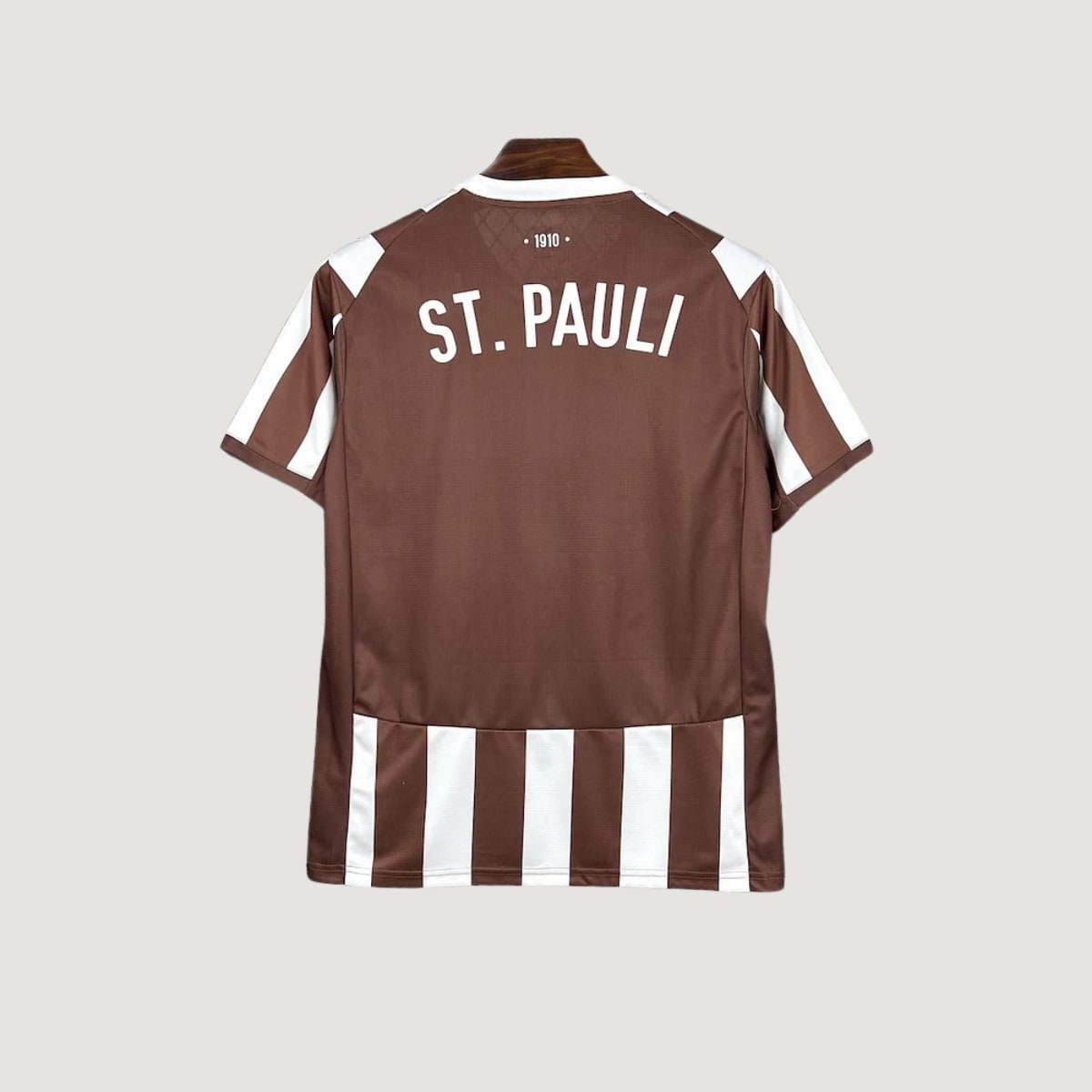 FC St. Pauli – Maillot Domicile 2025/26 – Marron, Blanc - dos