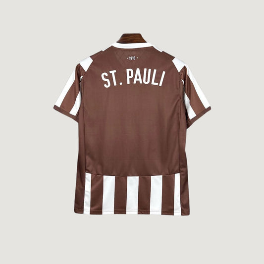 FC St. Pauli – Maillot Domicile 2025/26 – Marron, Blanc - dos