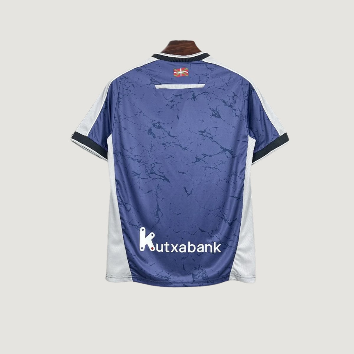 Real Sociedad – Maillot Extérieur 2025/26 – Bleu, Gris - dos