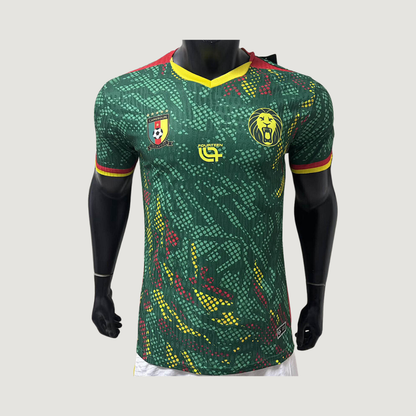 Cameroun – Maillot Domicile Coupe du Monde 2026 – Vert, Jaune, Rouge - dos