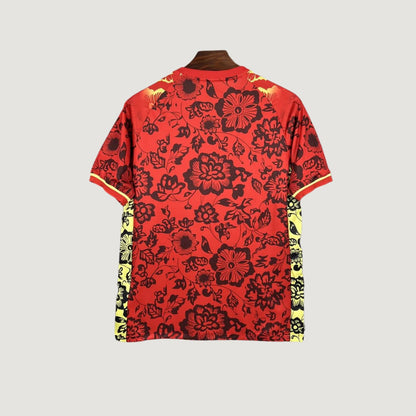 Portugal – Maillot Concept Fleurs 2025/26 – Rouge - dos