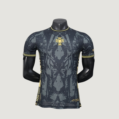Portugal – Maillot Édition Spéciale 2025-2026 – Noir, Jaune - dos