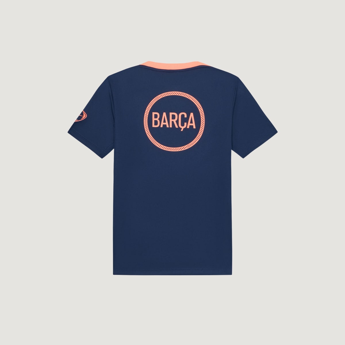 FC Barcelone – Maillot Pre-Match 25/26 – Bleu Marine, Orange - dos