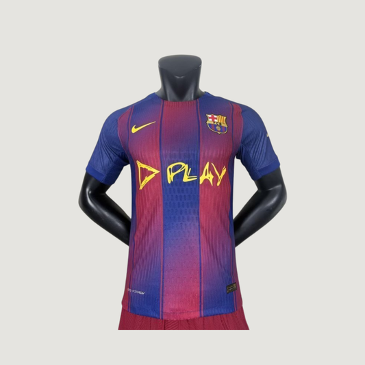 FC Barcelone – Maillot Domicile 2025/26 Version Joueur – Bleu, Rouge - dos