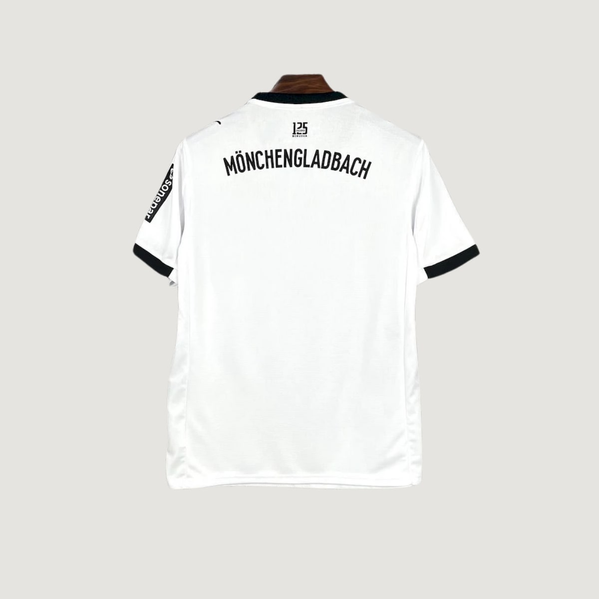 Borussia Mönchengladbach – Maillot Domicile 2025/26 – Blanc, Noir - dos