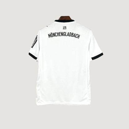 Borussia Mönchengladbach – Maillot Domicile 2025/26 – Blanc, Noir - dos