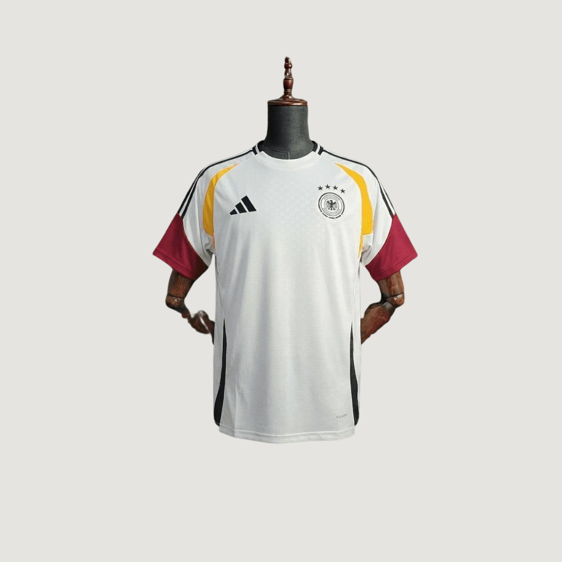 Allemagne – Maillot Entraînement 2026 – Blanc, Noir, Jaune, Rouge - dos