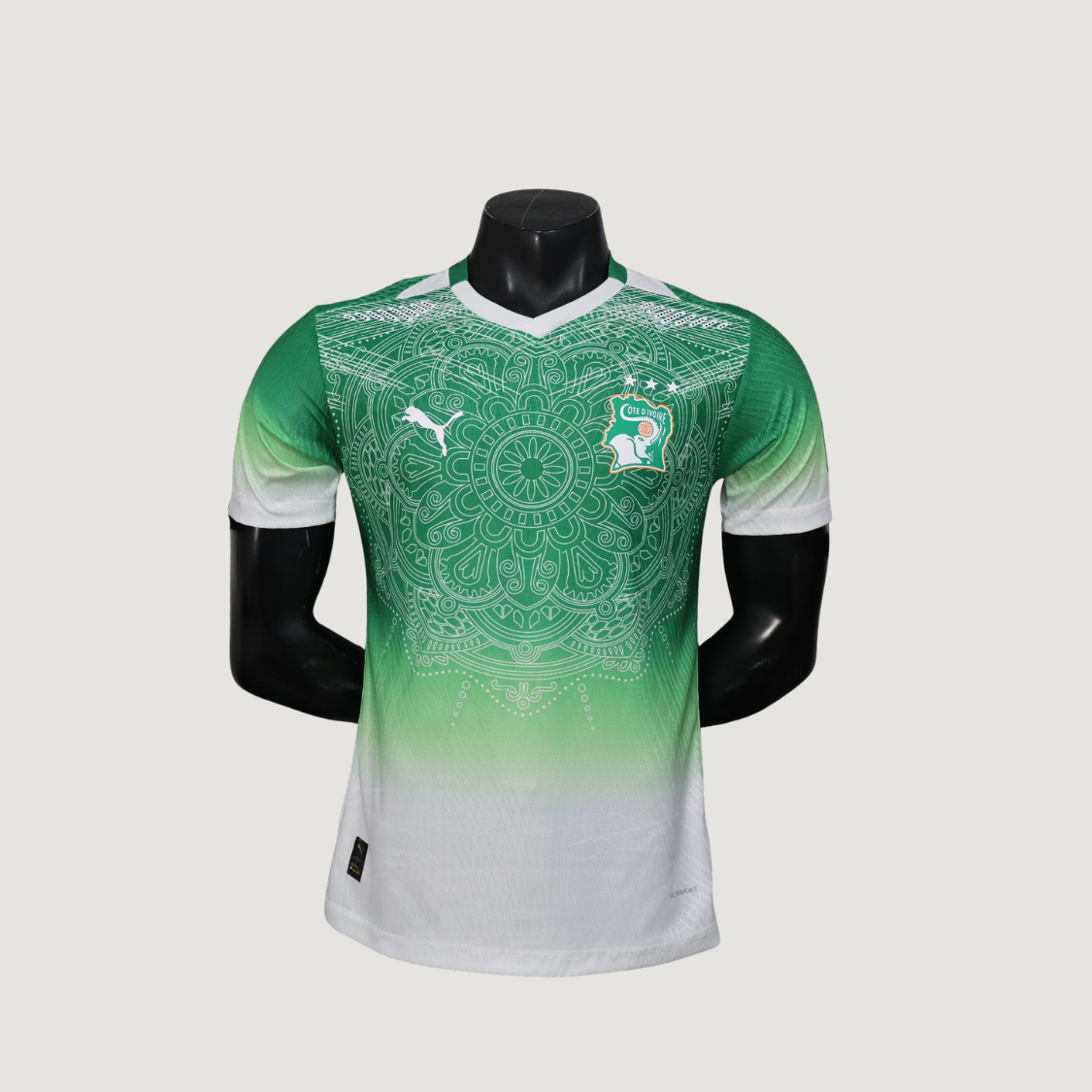 Côte d’Ivoire – Maillot Concept 2026 – Vert, Blanc - dos