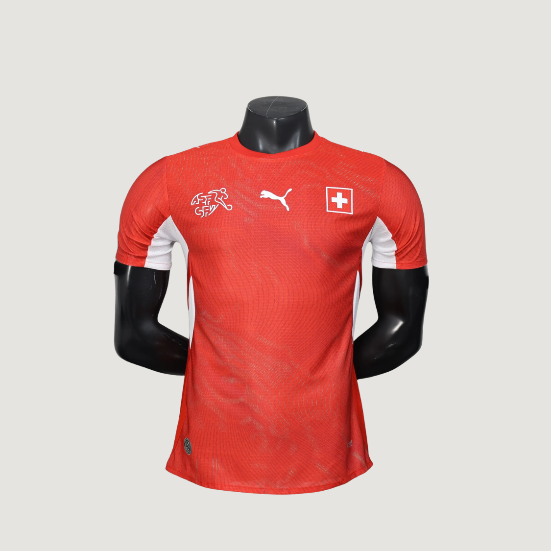Maillot Domicile Suisse Coupe du Monde 2026 – Rouge, Blanc - dos