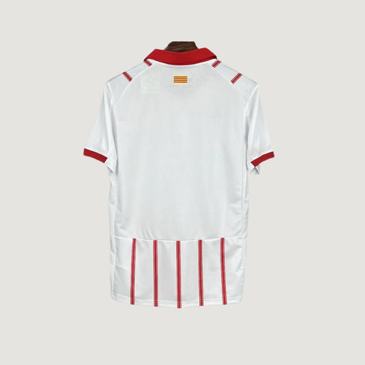 Girona FC – Maillot Domicile 2025/26 – Blanc, Rouge - dos