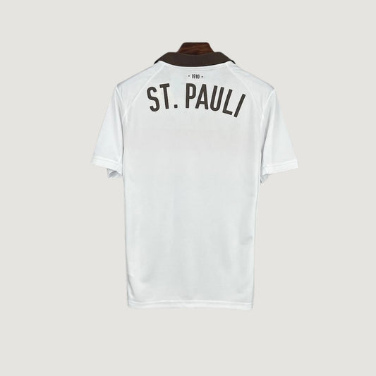 FC St. Pauli – Maillot Extérieur 2025/26 – Blanc - dos