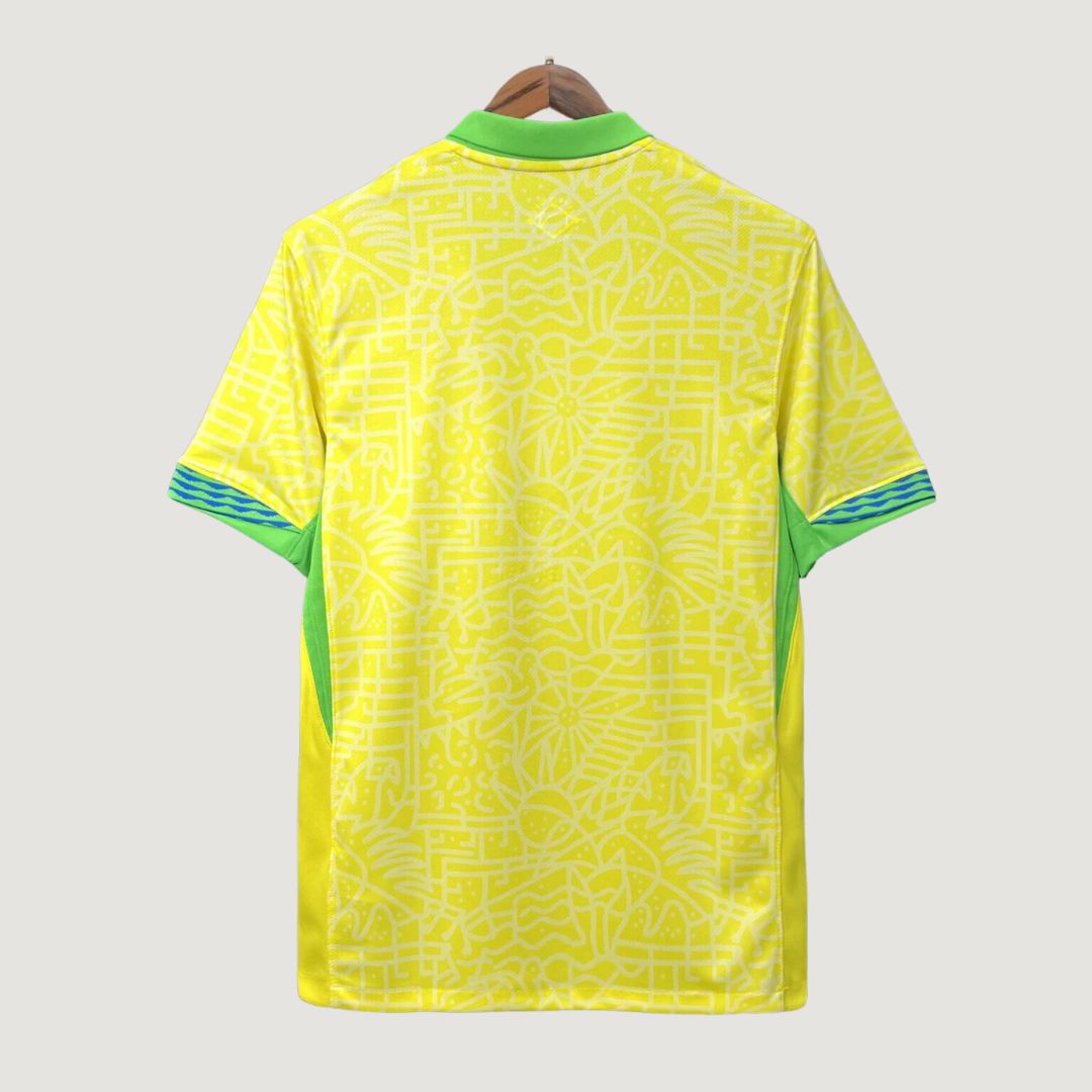 Brésil 24/25 - Maillot Domicile - Jaune - dos