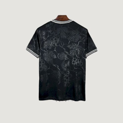 Juventus – Maillot Third 2025/26 – Noir/Gris Motif Floral - dos