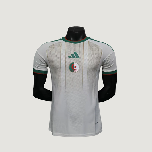 Algérie – Maillot Domicile Coupe du Monde 2026 – Blanc, Vert, Rouge - dos