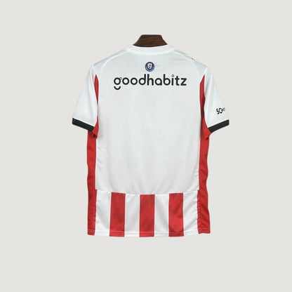 PSV Eindhoven – Maillot Domicile 2025/26 – Rouge, Blanc - dos