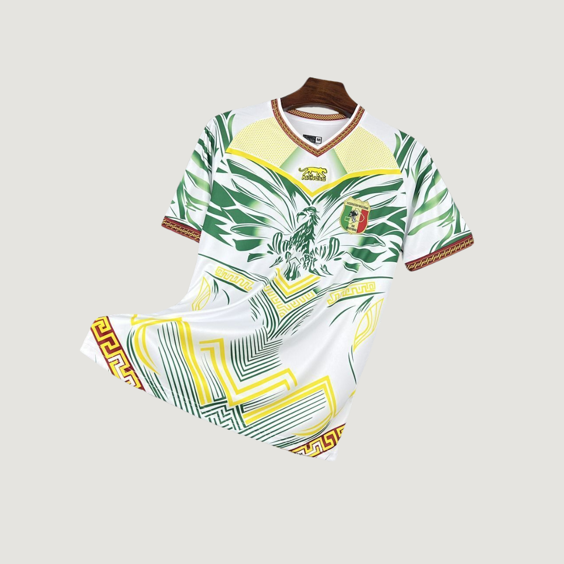 Mali – Maillot Domicile 2026 – Blanc, Vert, Jaune - dos