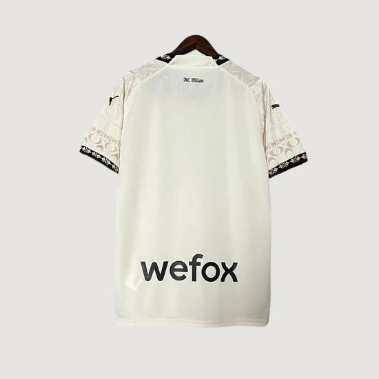 AC Milan - Maillot x PLEASURES Forth - Crème, Noir ( Fan ) DERBYX
