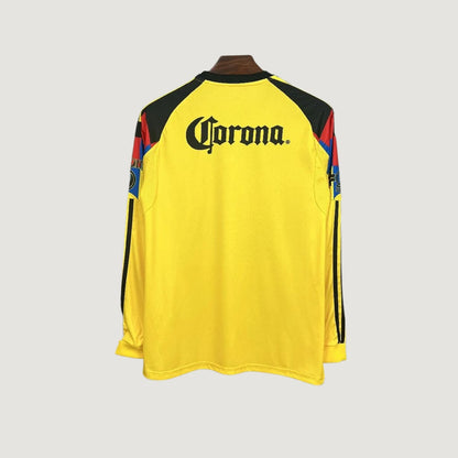 Club América – Maillot Extérieur 2025/26 Manches Longues – Jaune - dos