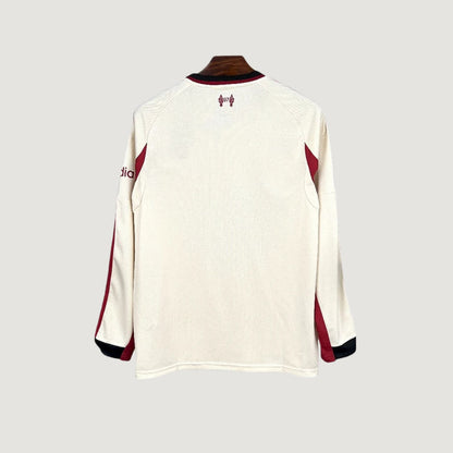 Liverpool – Maillot Extérieur Manches Longues 25/26 – Blanc - dos