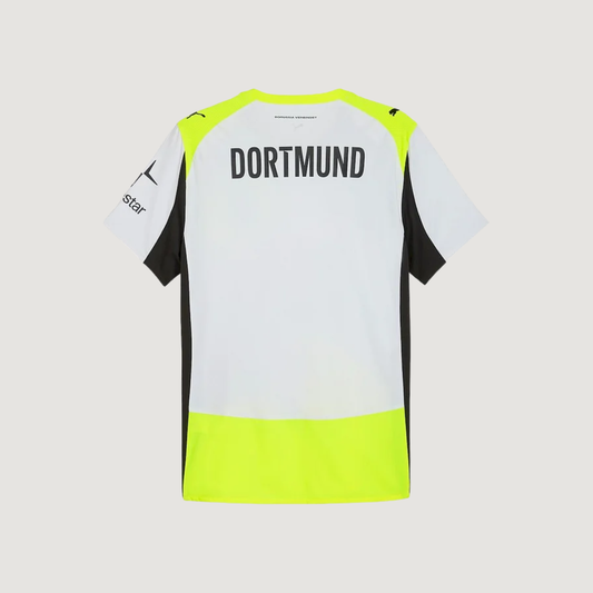 Borussia Dortmund – Maillot Pré-Match 2025/26 – Jaune fluo - dos