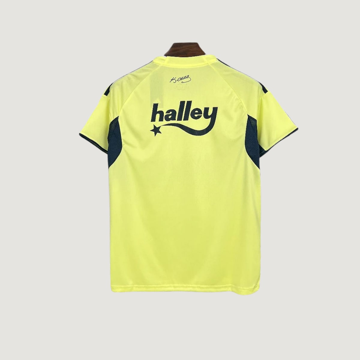 Fenerbahçe – Maillot Extérieur 2025/26 – Jaune Fluo, Bleu - dos
