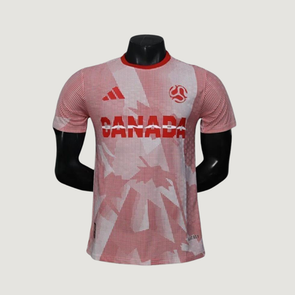 Canada – Maillot Domicile Coupe du monde 2026 – rouge - dos
