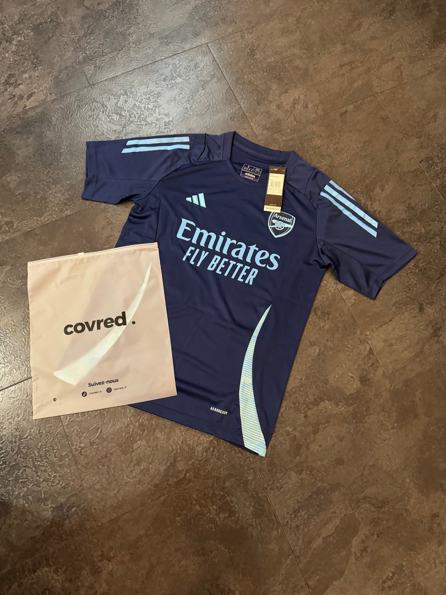 Arsenal FC - Navy Training Shirt 24/25 - Bleu DERBYX