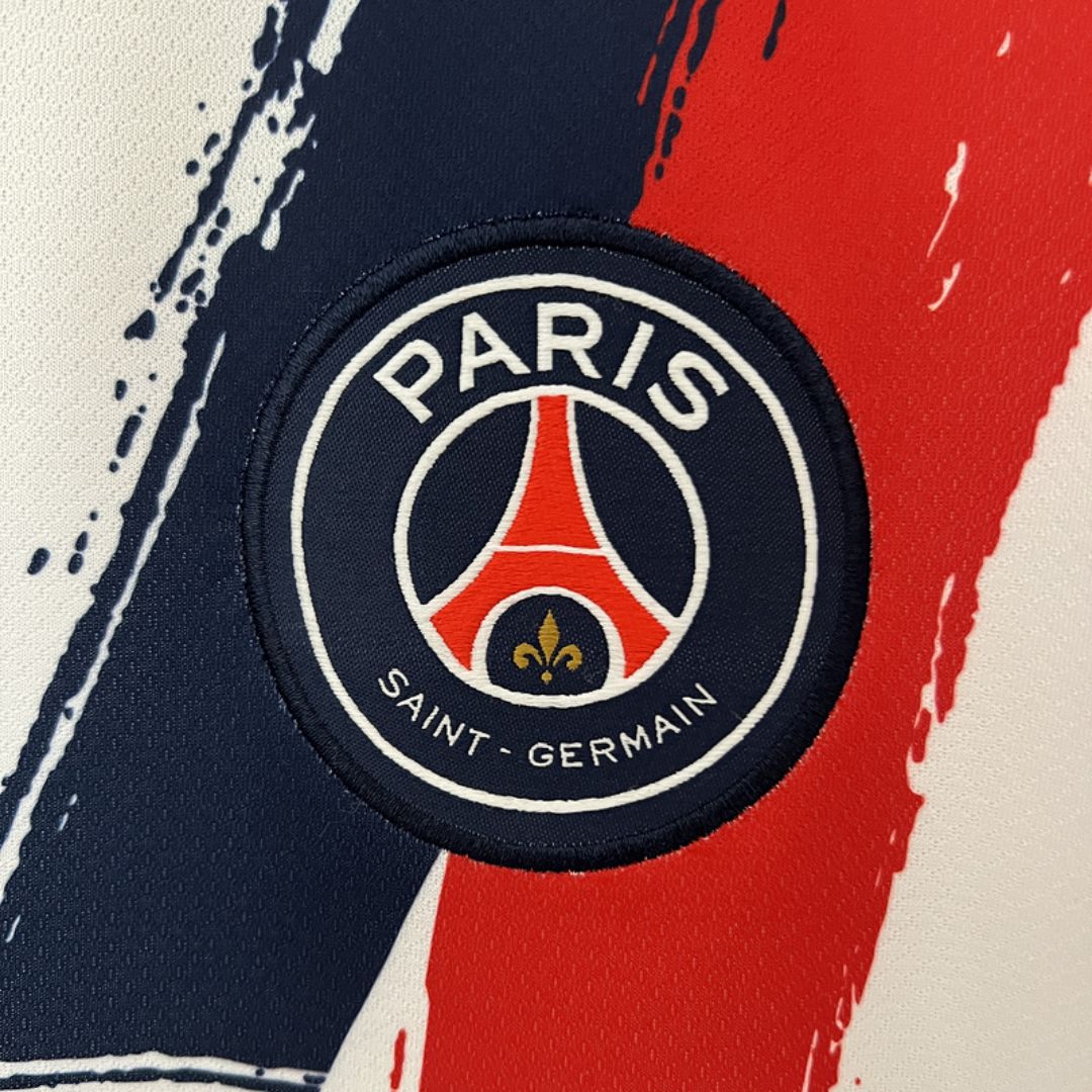 Paris Saint Germain ( PSG ) -  Maillot Extérieur 25/26 - Blanc DERBYX