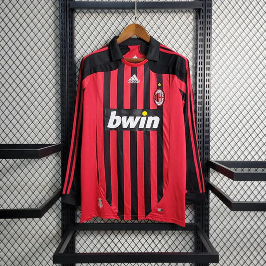 Maillot AC Milan Retro 2007 2008 Manche Longue DERBYX