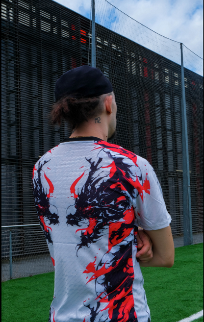 Japon – Maillot Concept 2026 – Blanc, Rouge, Noir - dos