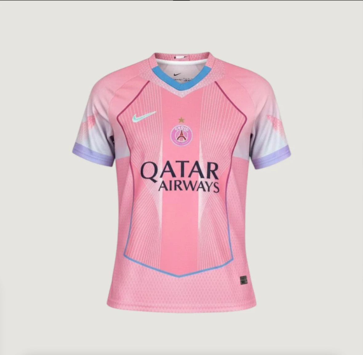 Paris Saint-Germain – Maillot Concept 2025/26 – Rose pastel - avant