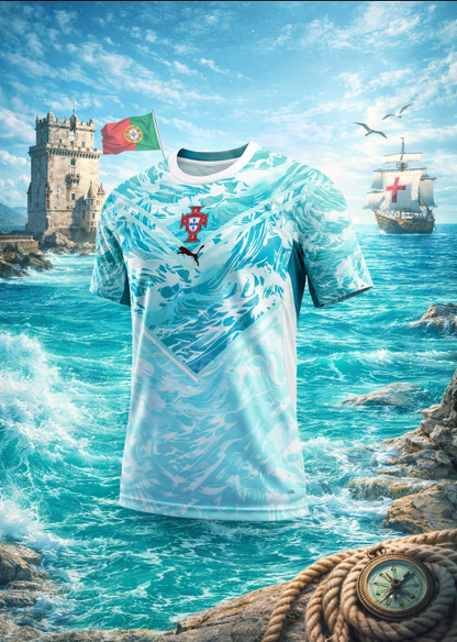 Portugal – Maillot Extérieur 2026 – Vert, Bleu - dos