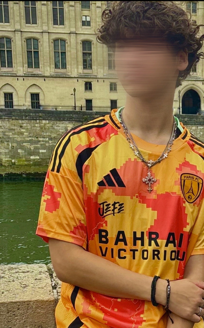 Paris FC - Maillot Ninho 2025 – Orange - dos