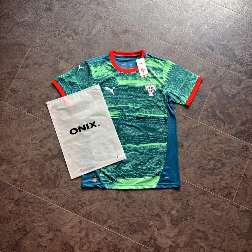 Portugal – Maillot Entraînement 2025/26 – Vert, Bleu - avant